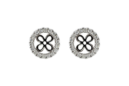 A224-40387: EARRING JACKETS .30 TW (FOR 1.50-2.00 CT TW STUDS)