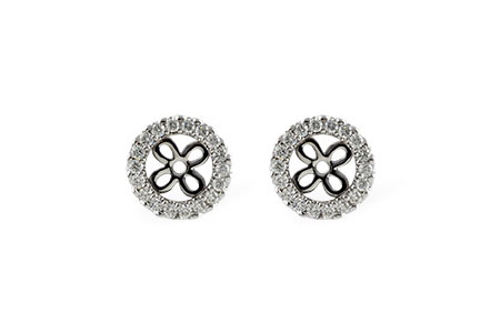 B224-40378: EARRING JACKETS .24 TW (FOR 0.75-1.00 CT TW STUDS)