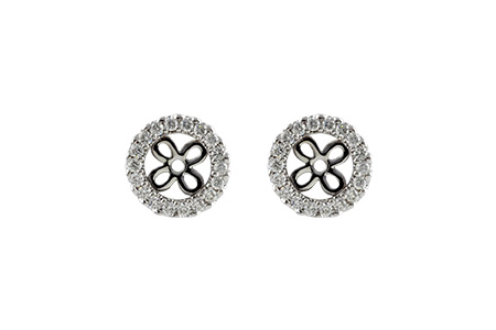 B224-40378: EARRING JACKETS .24 TW (FOR 0.75-1.00 CT TW STUDS)