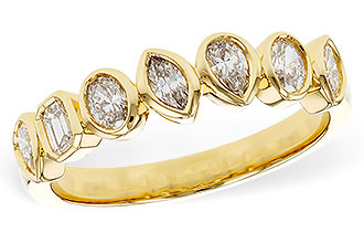 D311-70450: LDS DIA WED RG .62 TW FANCY CUT DIAS