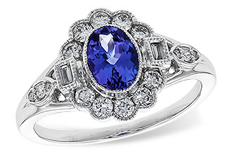 F311-64968: LDS RG .80 TANZANITE 1.20 TGW (7x5MM OV)