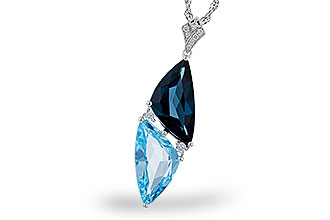 F311-65868: NECK 6.87 BLUE TOPAZ 6.97 TGW